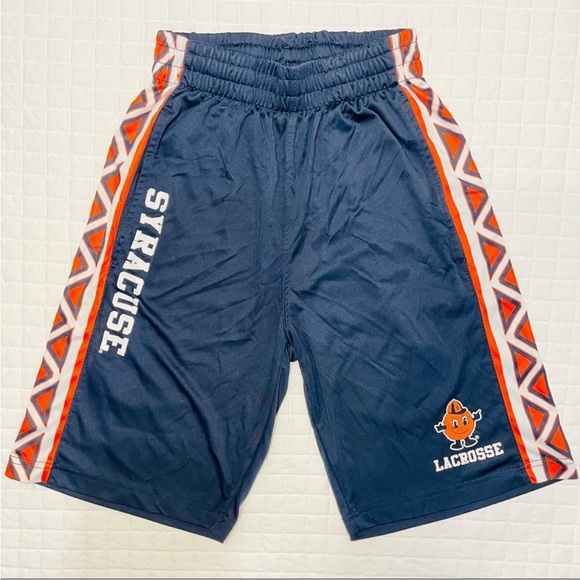 Colosseum Lacrosse Shorts Mens XS Boys XL Syracuse University Lax Orange Otto - Picture 1 of 4